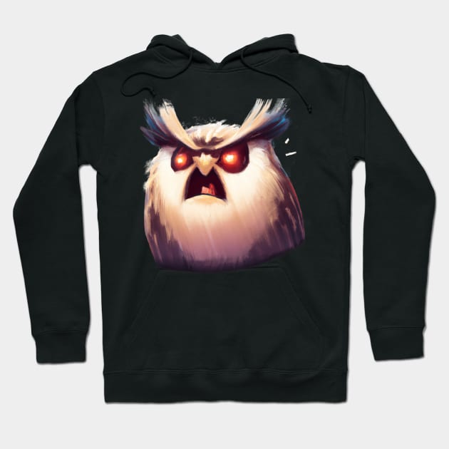 AngryOwl_2 Hoodie by Lorenzo_Art 